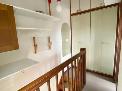 a bedroom with two bunk beds in it at Appartement 2 pièces mezzanine au pied des pistes - 5 personnes - FR-1-815-91 in Morillon