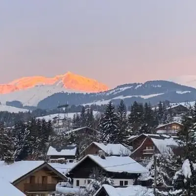 Appartement standing face mont blanc piscine