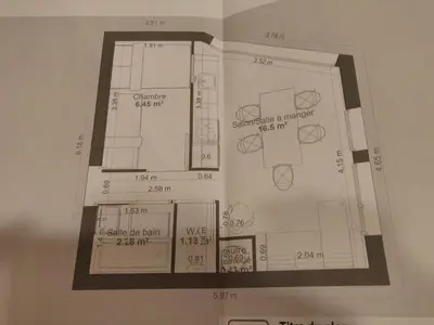 a drawing of a floor plan of a house at Appartement O'Contamines in Les Contamines-Montjoie