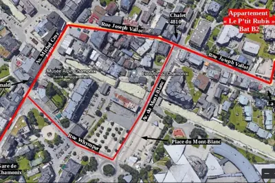 a map of the proposed improvements to the city of newark at Le p'tit Rubis in Chamonix-Mont-Blanc