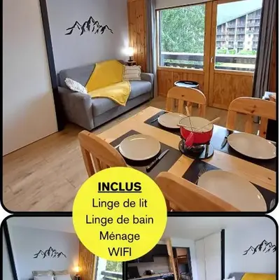 Studio cosy de 23 m2 à la montagne