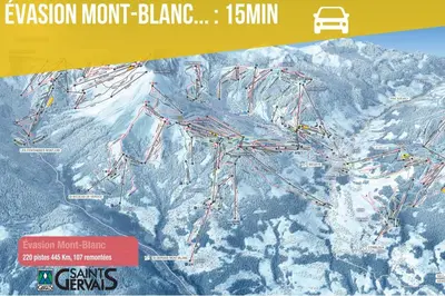 a map of the ascent mount blanc at Duplex Sallanches - Terrasse, Centre & Parking by AlpenlySallanches in Sallanches