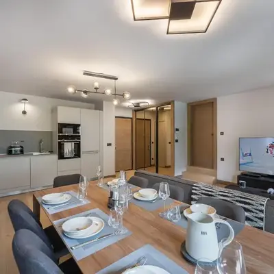 Bel appartement à Megève dans résidence avec piscine - FR-1-569-105