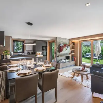 Superbe appartement avec jardin à Megève