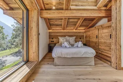 a bathroom with a sink and a shower at Chalet BelleVue in Chamonix-Mont-Blanc