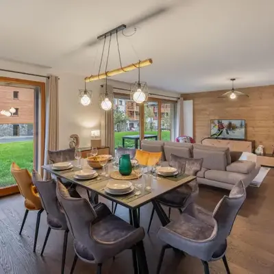 Appartement moderne 3 chambres à Megève avec garage - FR-1-569-131