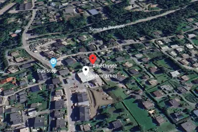 a map of the approximate site of an intersection at Amethyste - 2 Bedrooms & Free Parking - By Cozee Rentals in Les Houches
