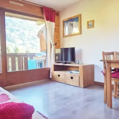 Studio cosy au pied des pistes avec piscine