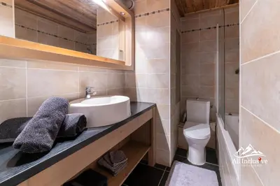 a bathroom with a sink and a toilet at 