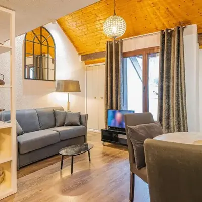 Chamour - A duplex apartment with Mont-Blanc view