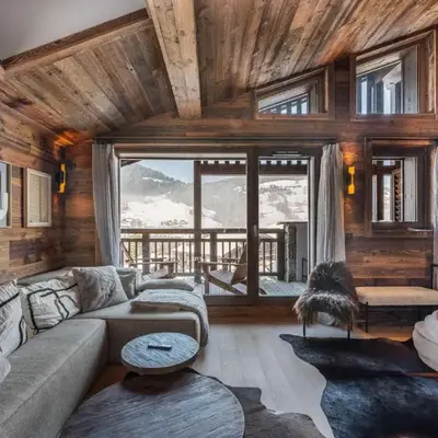 Chalet avec spa partagé