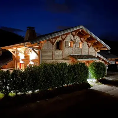 Individual chalet for up to 12 people maximum