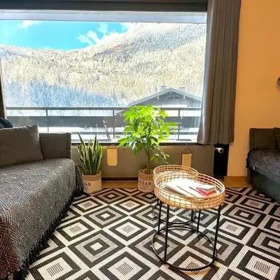 Apartement vue montage magnifique 2ch 5mn piste 3
