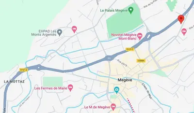 a map of melbourne with the melbourne metro stations at Apartment with terrace and parking heart of Megève in Megève
