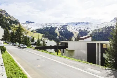 a house on a hill with a view of a mountain at Résidence Andromède - maeva Home - Appartement 2 pièces 6 personnes Confort MAE-3514 in Flaine