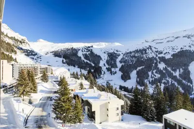 a view of a ski resort in the snow at Résidence Andromède - maeva Home - Studio 4 Personnes - Confort MAE-3649 in Flaine