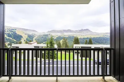 a view from the balcony of a house at Résidence Andromède - maeva Home - Studio 4 Personnes - Confort MAE-3650 in Flaine