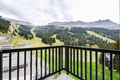 a view from the balcony of a mountain at Résidence Aldébaran - maeva Home - Studio 4 personnes - Confort MAE-3799 in Arâches-la-Frasse