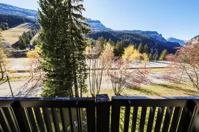 a view from the deck of the mountains at Résidence Eridan - maeva Home - Appartement 5 Pièces 10 Personnes - Confort MAE-3955 in Flaine