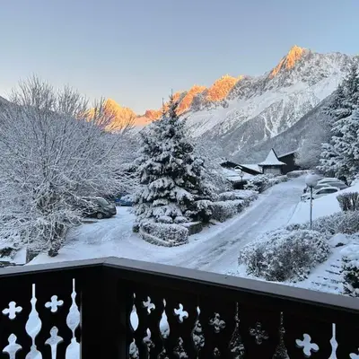 Les Houches vue magnifique avec piscine