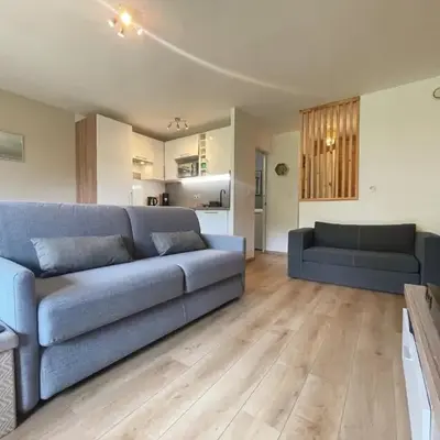 Studio rénové proche centre Samoëns avec balcon et proximité ski-bus - FR-1-624-159