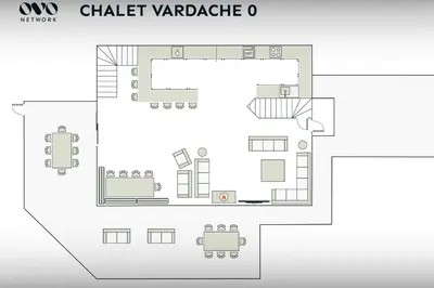 a floor plan of ageistgeistgeist house at Chalet Vardache - OVO Network in Cordon
