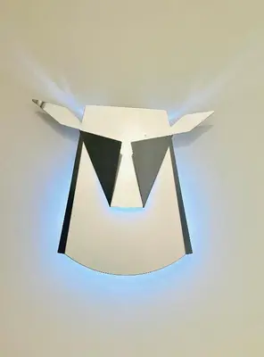 a cardboard box with the letter m on a ceiling at Chaleureux Chalet Familial - Vue époustouflante in Combloux