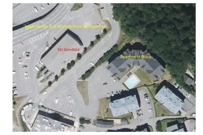 a map of a parking lot with a street at Grand Panorama 216 - 2 bed Apt, next to Bettex lift, sleeps 6 in Saint-Gervais-les-Bains