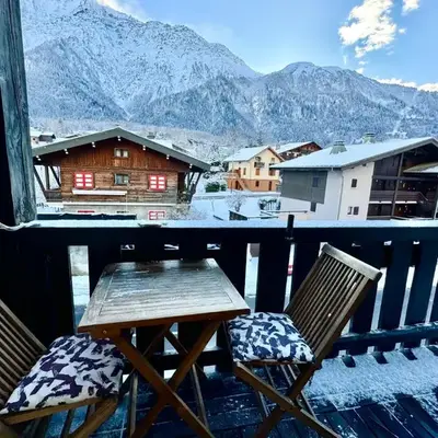 Appartement vue Montblanc 5mn piste2