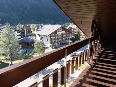 a view from the balcony of a resort at Les Appartements Diochon in Le Baplieu