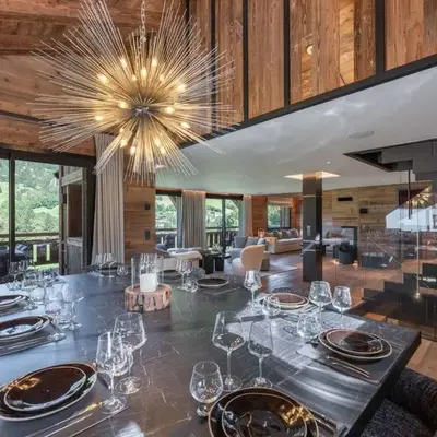 Chalet d'Exception à Megève avec Piscine et Cinéma - FR-1-569-194