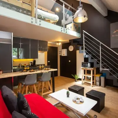 Les Barrats - Duplex - Central - Vue Mont-Blanc