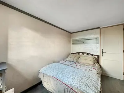 an aerial view of a house with a yard at bar08 2 pieces mezzanine 6 pers in Les Carroz d'Araches