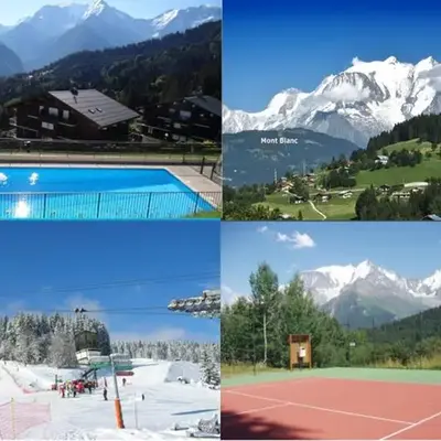 Appartement Balcon piscine tennis vue Montagne