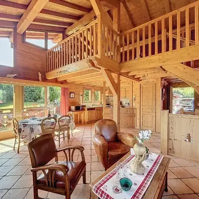 Chalet individuel avec garage