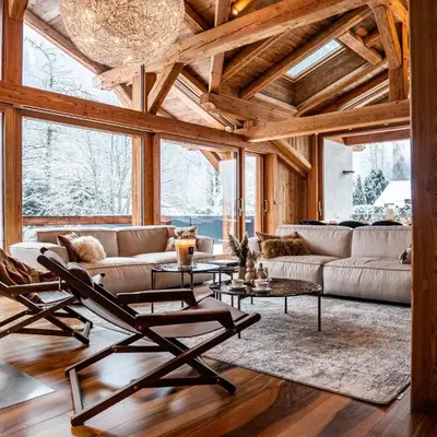 Chalet Bonami 450 m2 salle cinema jacuzzi hammam