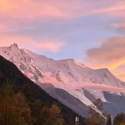 Duplex 4 pers vue MontBlanc