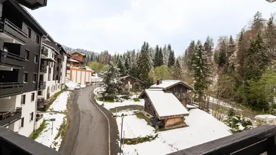 a view of a street with snow on the ground at Grand Horizon 2 301 - 3P8 in Morillon