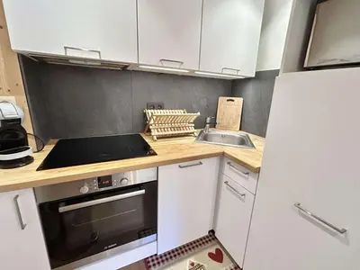 Gallery image of Appartement 2 pièces avec cabine, terrasse sud, proche télécabine Jaillet, parking, Wi-Fi - FR-1-597-184 in Megève