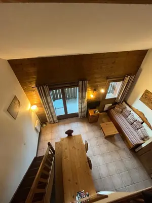 an overhead view of a room in a house at Samoëns 2 in Samoëns