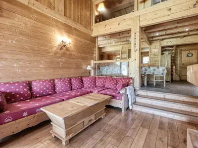 a bathroom with a toilet and a sink and a tub at Chalet familial à Saint-Gervais, 6 chambres, 12 pers, WiFi, parking - FR-1-663-27 in Saint-Gervais-les-Bains