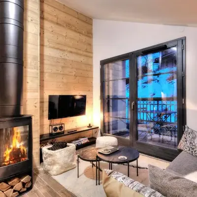 Appartement cosy avec cheminée et parking