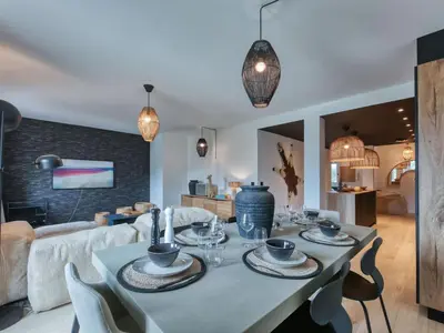a bathroom with a sink and a shower at Charmant appartement au centre, 4 pers, avec Wifi et parking - FR-1-663-44 in Saint-Gervais-les-Bains
