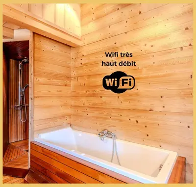 a bathroom with a sink and a mirror at Appartement La Comtesse I Centre de Saint-Gervais in Saint-Gervais-les-Bains