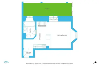 a floor plan of a house at Lou Lou Apartment - Chamonix All Year in Chamonix-Mont-Blanc
