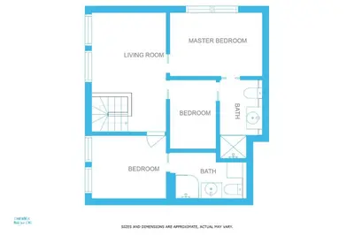 a floor plan of a house at Rupicapra apartment - Chamonix All Year in Chamonix-Mont-Blanc