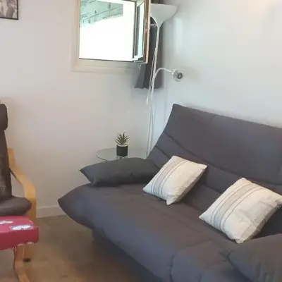 Studio avec vue sur les montagnes