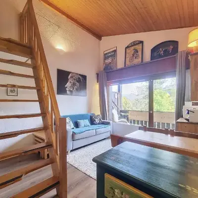 Duplex 2 pièces avec balcon et Wifi face au Mont Blanc - FR-1-560-165