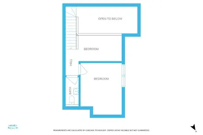 a floor plan of a building at Sauberands 18 apartment - Chamonix All Year in Chamonix-Mont-Blanc