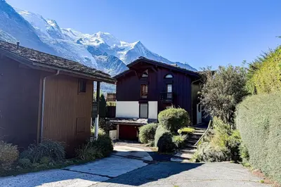 a small bathroom with a toilet and a sink at Stay in the heart of Chamonix-Mont-Blanc in Chamonix-Mont-Blanc